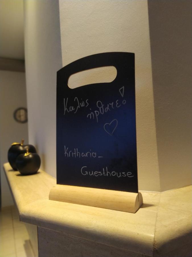 Kritharia Guesthouse Volos Zewnętrze zdjęcie